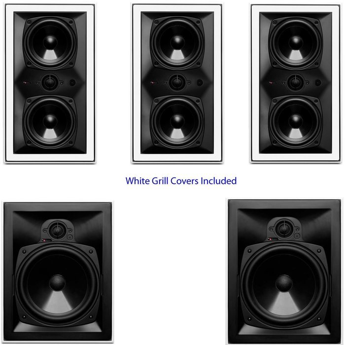 Boston Acoustics HSi 455W2 5.0 Home Theater System-All Wall Speakers