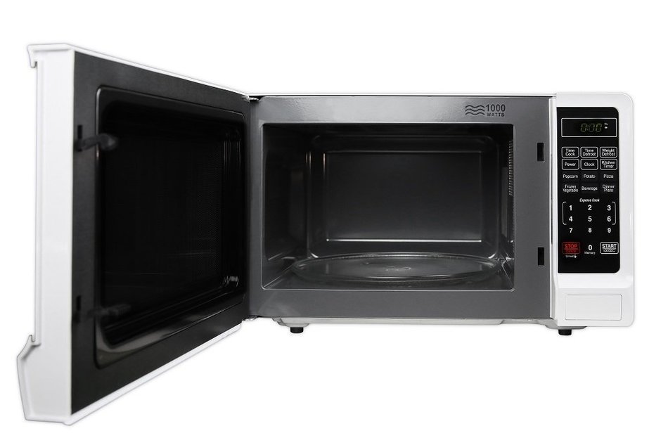 Farberware FMWO11ABTWHA Classic 1000W Microwave Oven, 1.1 cu. ft., White N4