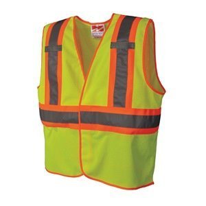Hi Vis Vest, Class 2,2XL/3XL, Lime - 1 Each by Viking