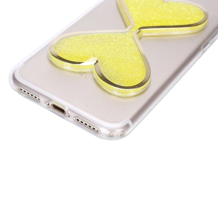 iPhone 7 Plus Case,Case for iPhone 7 Plus,ikasus Flowing Liquid Floating Hourglasses Love Heart Bling Glitter... N15