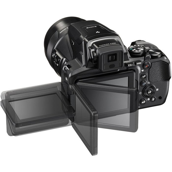 Nikon COOLPIX P900 16MP Super-Zoom Digital Camera with 83x Optical Zoom and Built-In Wi-Fi and NFC (Black)(Certified...
