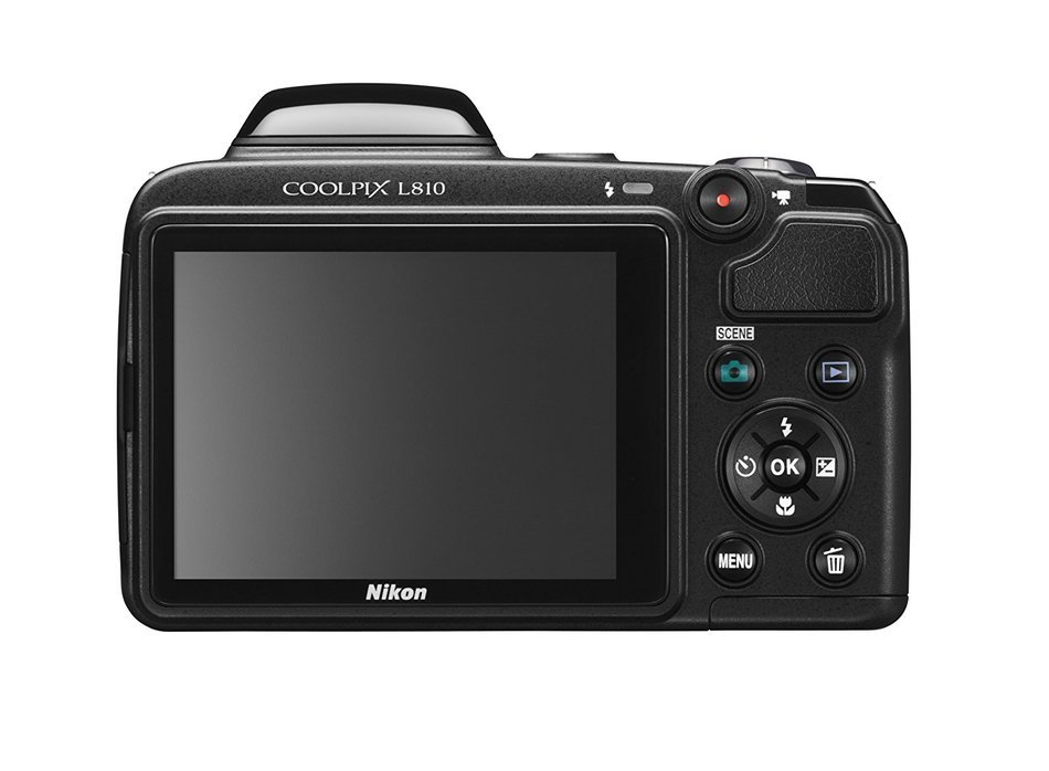 Nikon COOLPIX L810 16.1 MP Digital Camera with 26x Zoom NIKKOR ED Glass Lens and 3-inch LCD (Blue)