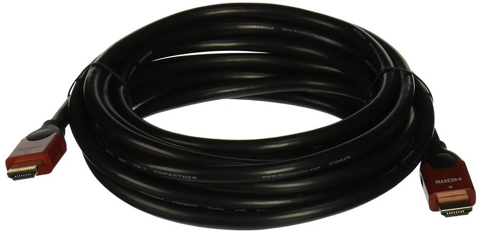 Monoprice Select Metallic Series High Speed HDMI Cable with Ethernet, 6ft N5
