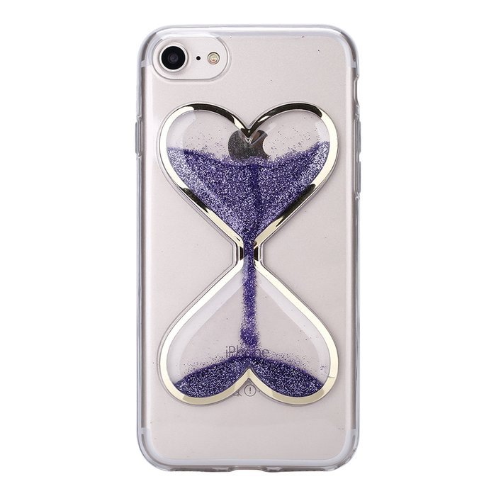 iPhone 7 Plus Case,Case for iPhone 7 Plus,ikasus Flowing Liquid Floating Hourglasses Love Heart Bling Glitter... N19