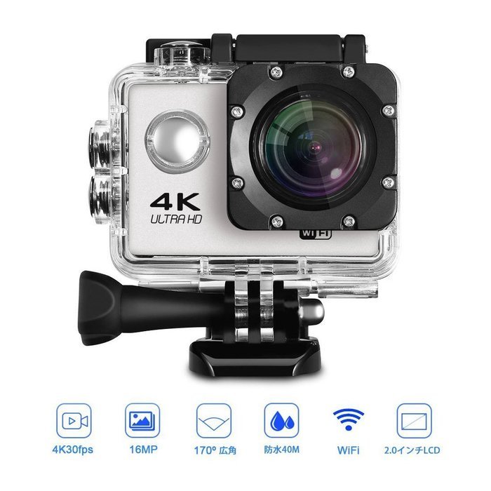 IVSO Ultra HD 4K Sport Action Camera WIFI 4K 60fps HDMI 20MP+ 170 Degree Wide Viewing Angle 2.0 inch LCD Screen...