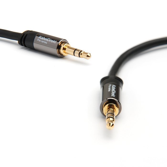 KabelDirekt (3 feet) 3.5mm Male to 3.5mm Male Stereo Audio Cable - PRO Series