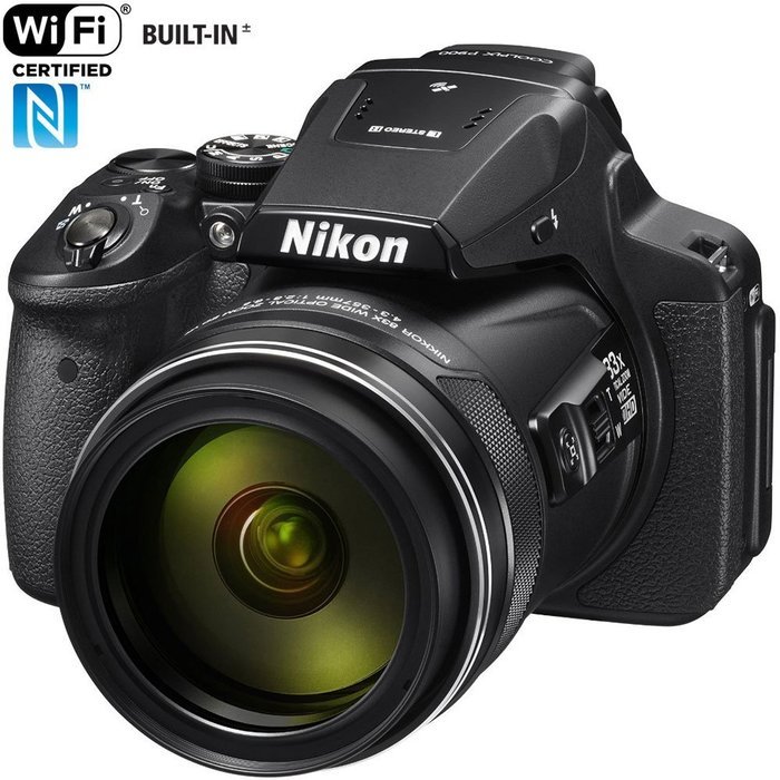 Nikon COOLPIX P900 16MP Super-Zoom Digital Camera with 83x Optical Zoom and Built-In Wi-Fi and NFC (Black)(Certified... N2