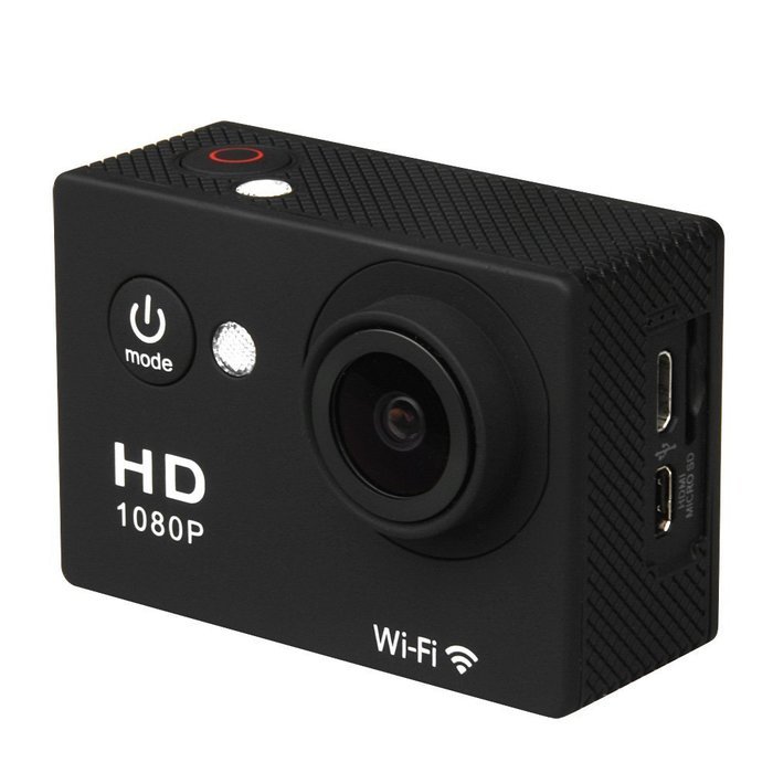 CHICPICK 2.0 Inch 12MP WIFI Waterproof Sports Camera + Remote Control + Wrench Spanner + Shockproof Carry Bag...