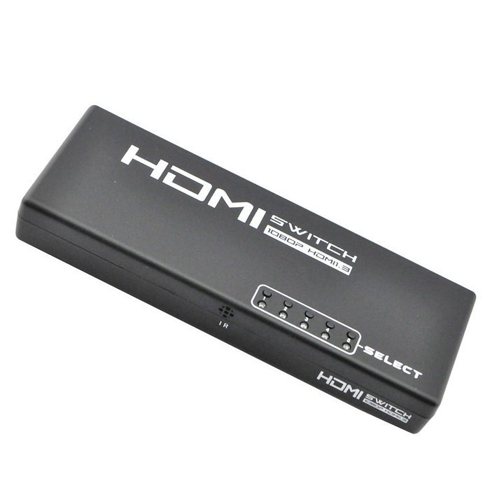 iKKEGOL 5 Port 1 x 5 HDMI Switch Switcher Selector Splitter Hub for HDTV PS3 w/IR Remote N4
