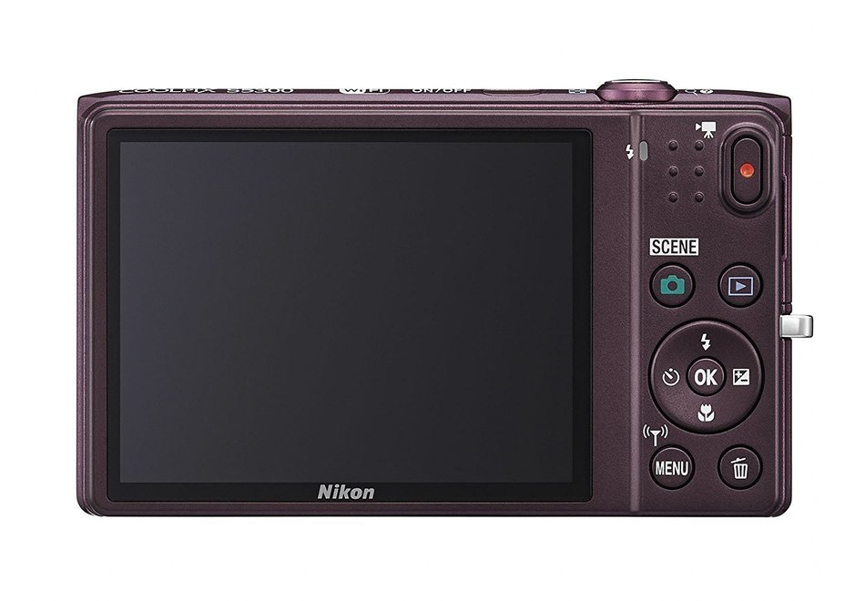 Nikon COOLPIX S5300 16 MP Wi-Fi CMOS Digital Camera with 8x Zoom NIKKOR Lens and 1080p HD Video (Plum) (Discontinued...