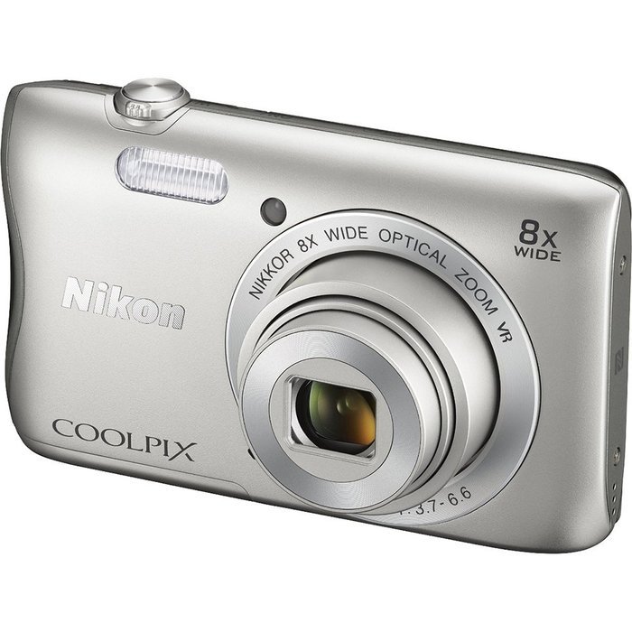 Nikon COOLPIX S3700 20.1 MP WiFi Digital Camera (8X Optical Zoom, Silver) with Corel PaintShop Pro X8 and Easy...