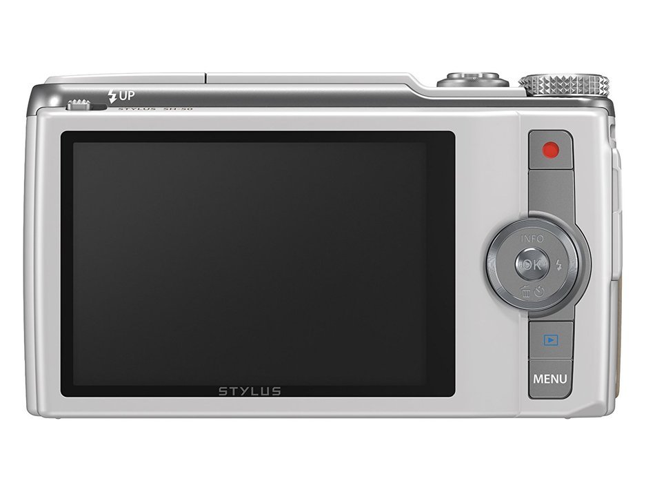 Olympus Stylus SH-50 iHS Digital Camera with 24x Optical Zoom and 3-Inch LCD (Silver) (Old Model) N2