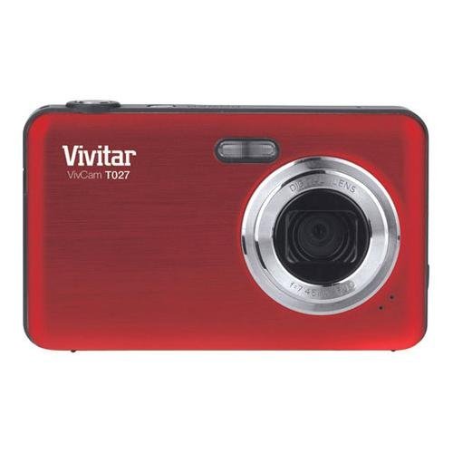 Vivitar 12.1MP Digital Camera with 2.7-Inch Screen (T027), Colors may vary