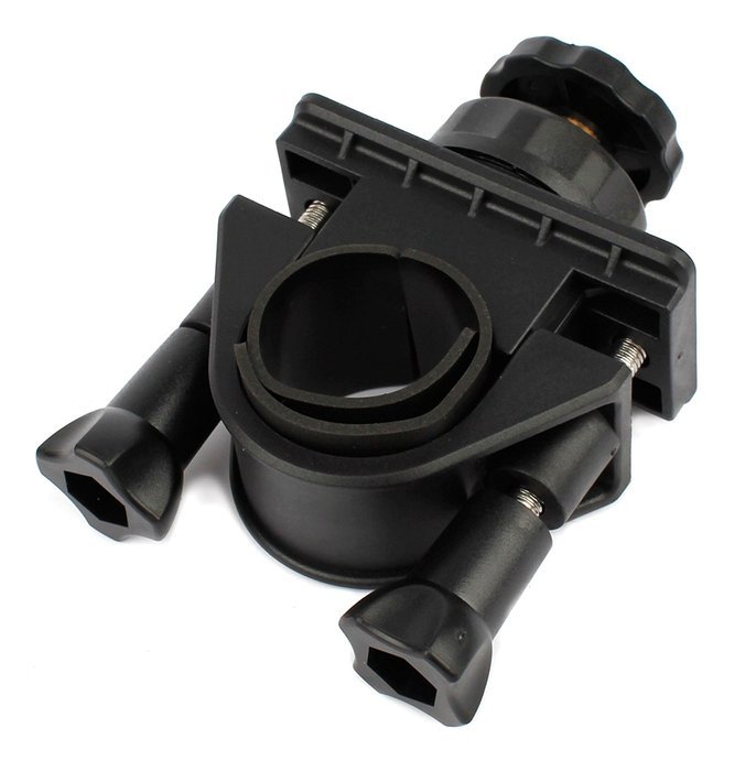 DURAGADGET 4-in-1 Outdoor Sports Motorcycle Rotating Clamp On Bicycle Handlebar Mount Tripod Support For O-SKY...