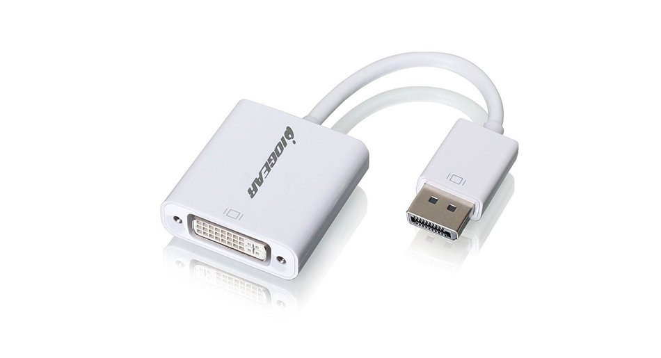 IOGEAR DisplayPort to DVI Adapter Cable, White (GDPDVIW6)