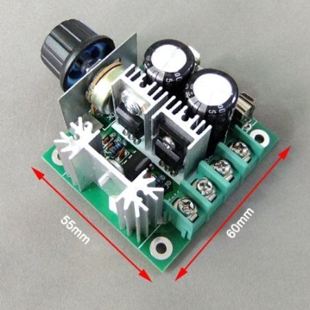 RioRand PWM 12V-40V DC Electric Pump/Motor Speed Controller Stepless 10% -100% 10A N3
