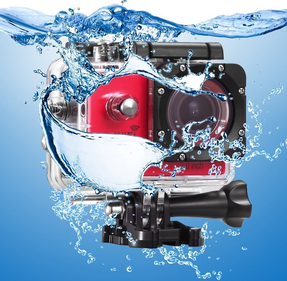 Action Sports Camera-icefox (R) Waterproof WIFi Action Camera 12MP 1080P HD 2.0"LCD Diving Helmet Sports Car Camera... N9