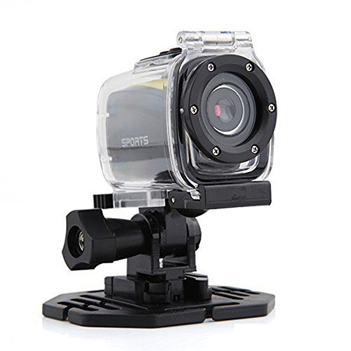 F22 0.6 Inch LCD 720P Waterproof Sports Digital Camcorder Black N7