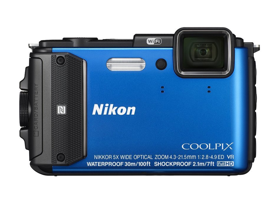 Nikon COOLPIX AW130 Waterproof Digital Camera with Built-In Wi-Fi (Yellow) N2