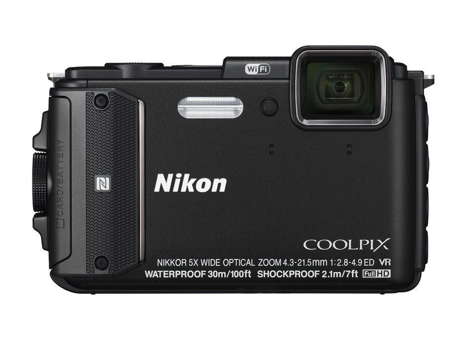 Nikon COOLPIX AW130 Waterproof Digital Camera with Built-In Wi-Fi (Yellow) N4