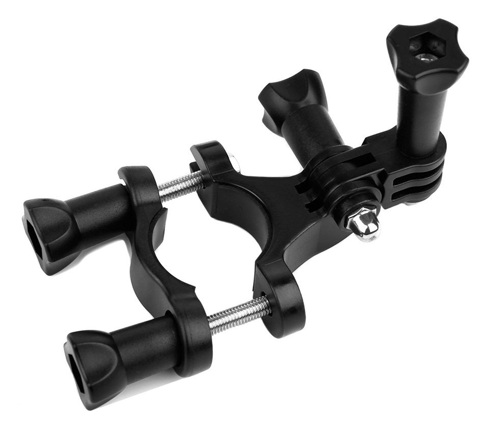 DURAGADGET High Quality Adjustable Ski Pole Mount for the GoPro Hero 4 Session | GoPro Hero 4 (Black & Silver)...