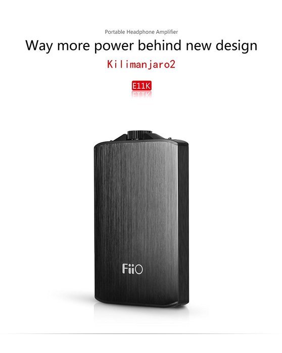 FiiO A3 (E11K E11) Kilimanjaro 2 Portable Headphone Amplifier with Extreme Audio 3.5mm Stereo to RCA Cable N3