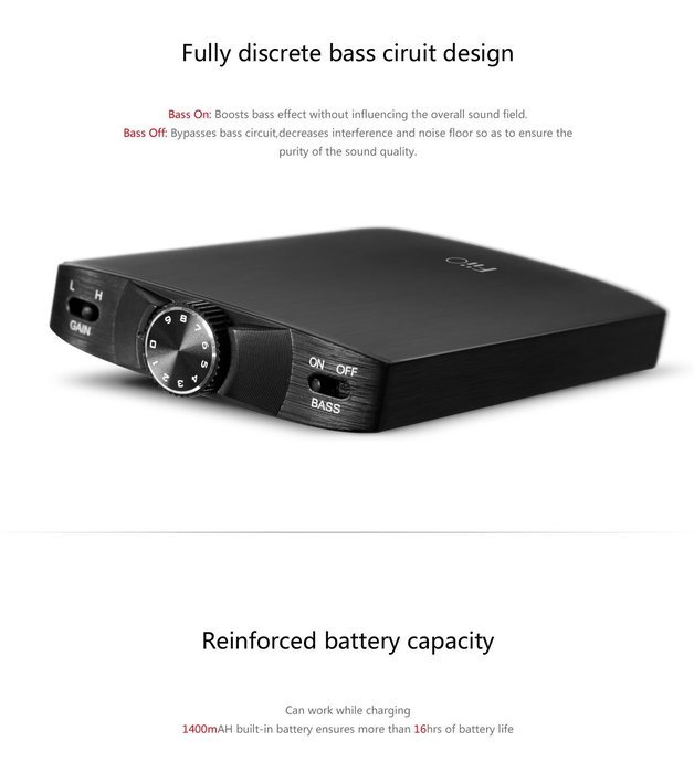 FiiO A3 (E11K E11) Kilimanjaro 2 Portable Headphone Amplifier with Extreme Audio 3.5mm Stereo to RCA Cable N4
