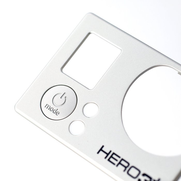 Faceplate Front Cover Face Plate with Mode Button & Cushion - Frame Housing Repair Part Fix for GoPro Hero 3+...