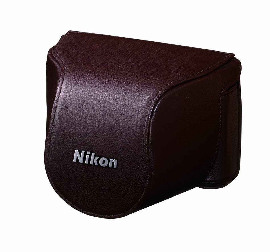 Nikon CB-N2000SC BR Brown | Leather Body Case Set for Nikon 1 J1 (Japanese Import)