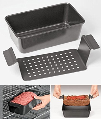 The Perfect Lift & Serve Meatloaf Pan