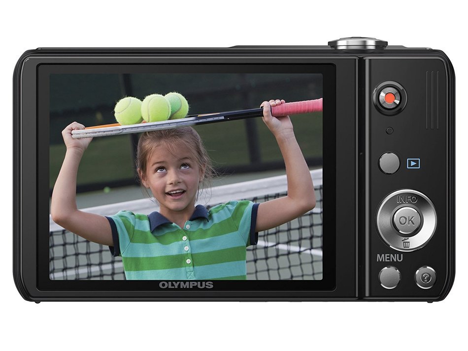 Olympus VR-320 14 MP Digital Camera with 12.5x Optical Zoom and 3" LCD (Silver) (Old Model) N3