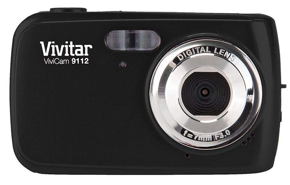 Vivitar 9.1MP Digital Camera with 1.8Inch Screen (V9112BLKPR