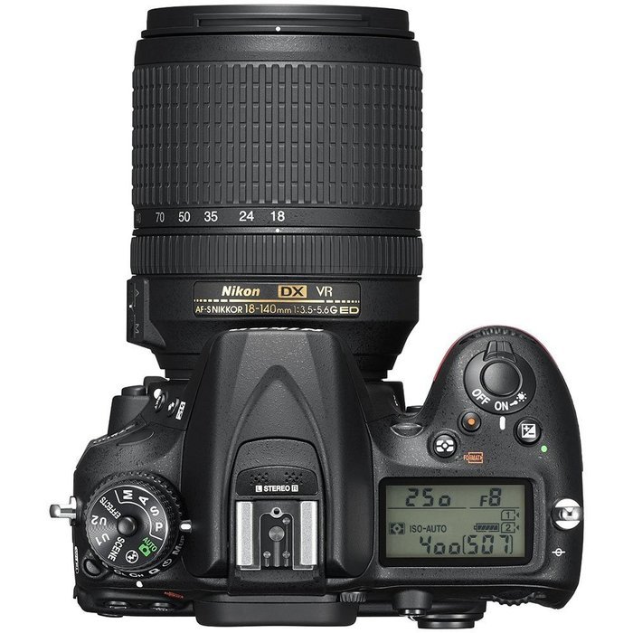 Nikon D7200 DX-format DSLR Body (Black) N17