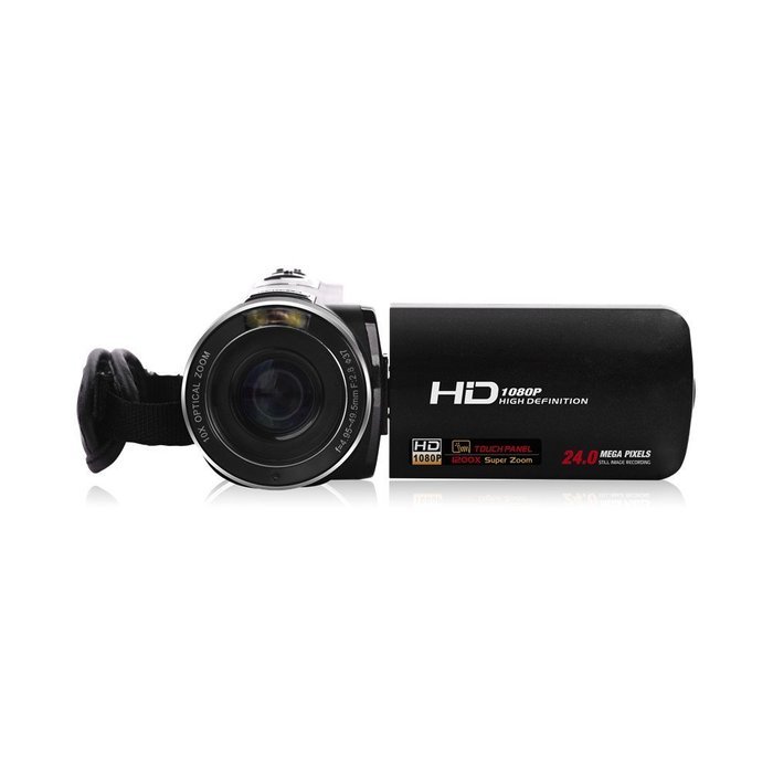 COMI FULL HD 1080p @ 30fps HDV-M8 10X Optical Zoom Portable Camcorder 24MP Resolution 3 Inch Touch Screen Digital...