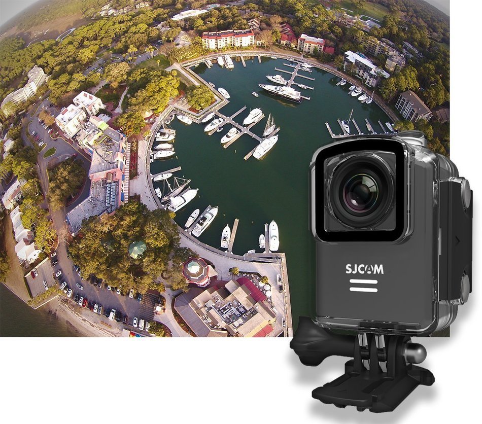 JSCAM M20 WiFi 2160P HD Sports Action Camera, Novatek 96660 chip, 166&deg;Wide Angle Lens and 1.5 Inch LTPS LCD Display... N3