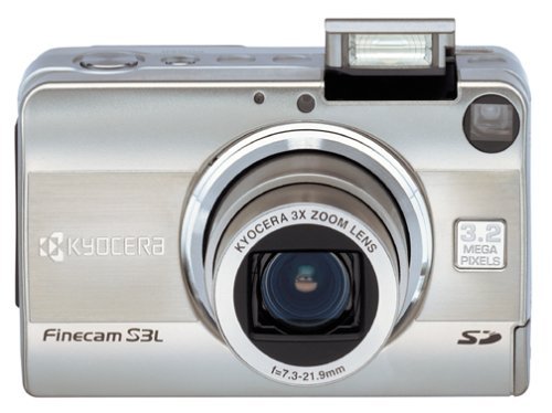 Kyocera Finecam S 3L 3.2MP Digital Camera w/ 3x Optical Zoom