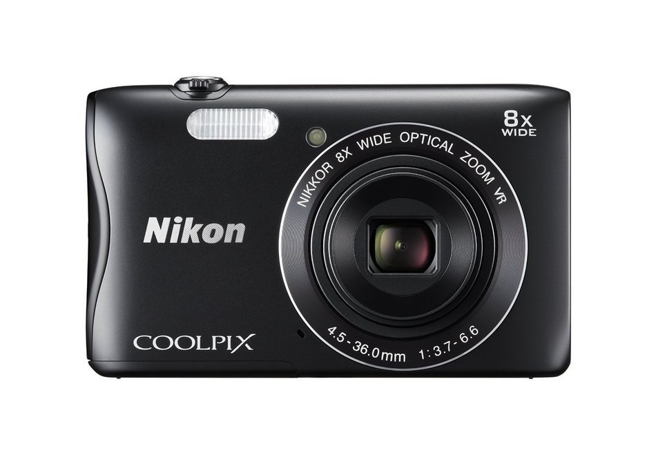 Nikon COOLPIX S3700 Compact Digital Camera (Silver) (International Model no Warranty)