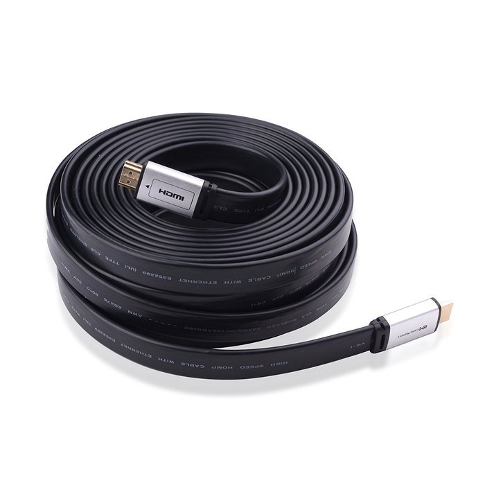 Cable Matters CL3 Rated (In-Wall Installation) Flat High Speed HDMI Cable with Ethernet 50 Feet - 3D and 4K Resolution... N3