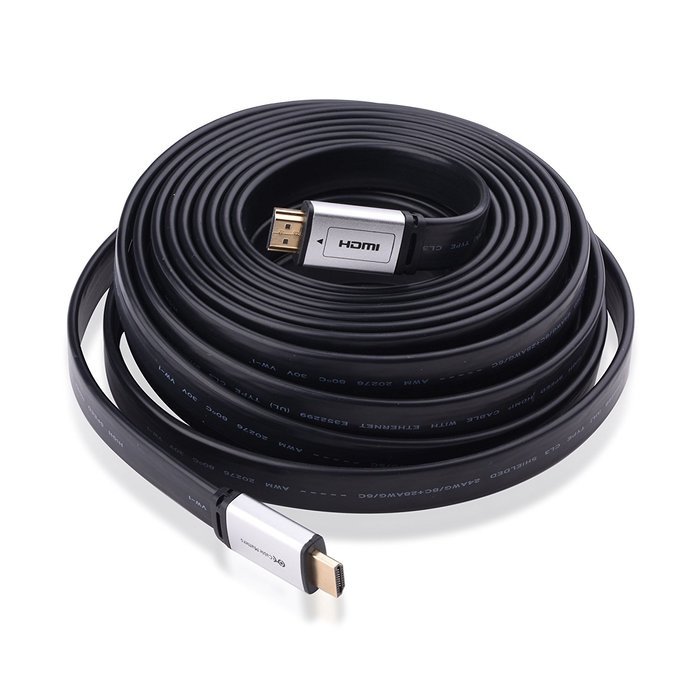 Cable Matters CL3 Rated (In-Wall Installation) Flat High Speed HDMI Cable with Ethernet 50 Feet - 3D and 4K Resolution... N4