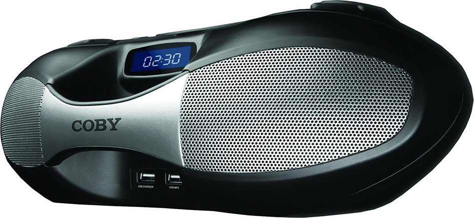 Coby Bluetooth Portable Boom Box with AM/FM Radio
