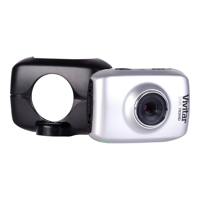 Vivitar DVR783-SIL 5.1MP Digital Action Camcorder with Bike and Helmet Mount (Silver) N22