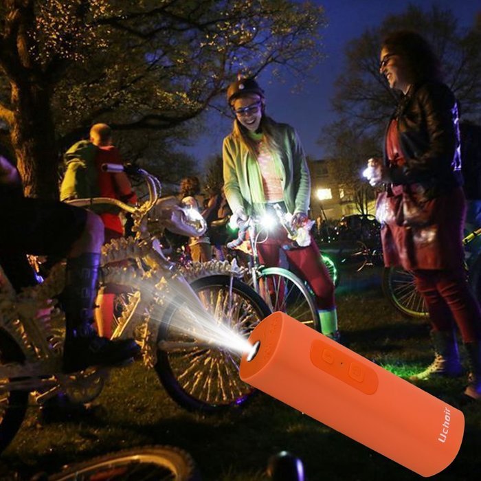 Uchoir Mini Portable Bluetooth Wireless Speakers, Waterproof Outdoor Speakers, 2200mAh Power Bank with LED Flashlight... N11