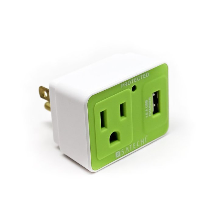 Satechi Compact USB Surge Protector for Charging MP3 Players, iPhone, Blackberry, Android, and Windows Mobile...