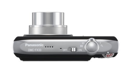Panasonic Lumix DMC-FX33K 8.1MP Digital Camera with 3.6x Wide Angle MEGA Optical Image Stabilized Zoom (Black) N9