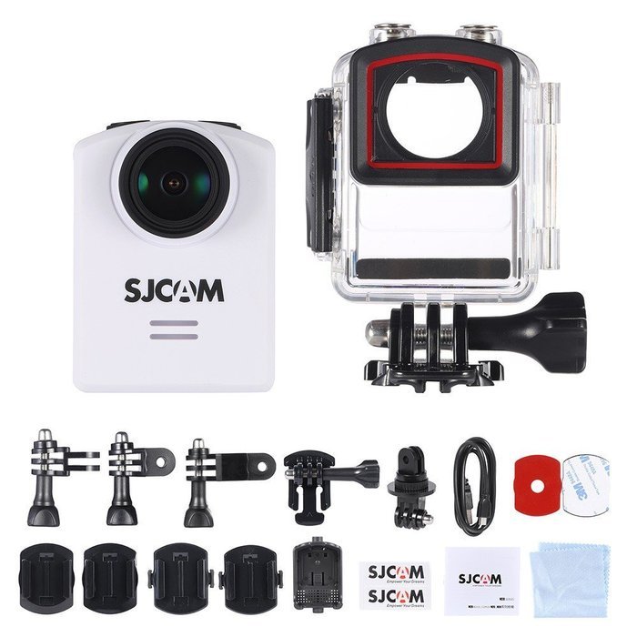 SJCAM M20 4K 1080P Full HD 16MP 166&iexcl;&atilde;Wide Angle Waterproof 30M WiFi Sports Action Camera - White N10