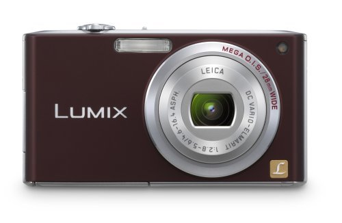 Panasonic Lumix DMC-FX33K 8.1MP Digital Camera with 3.6x Wide Angle MEGA Optical Image Stabilized Zoom (Black) N11