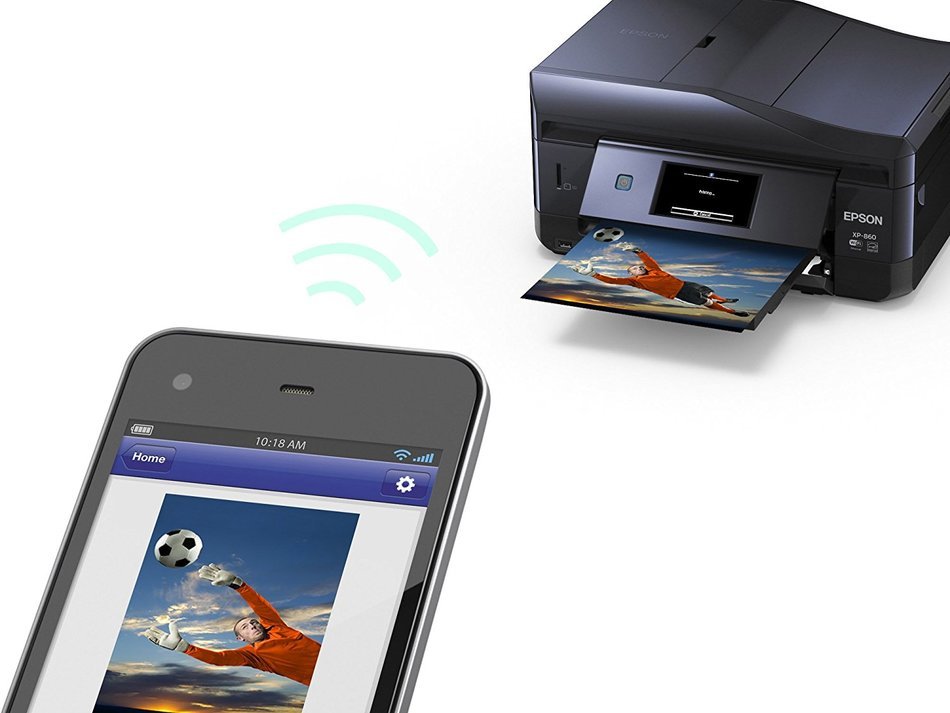 Epson Expression Photo XP-860 All-in-One 5-in-1 Printer w/ Wi-Fi Print ...