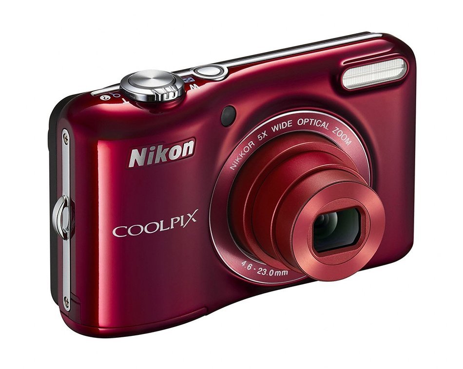 Nikon COOLPIX L28 20.1 MP Digital Camera with 5x Zoom Lens and 3" LCD (Red) (OLD MODEL) N9