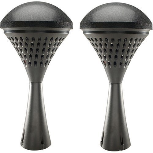 TIC GS-10 4-Inch 2 Way 80-Watt Outdoor Speakers, Black (Pair)