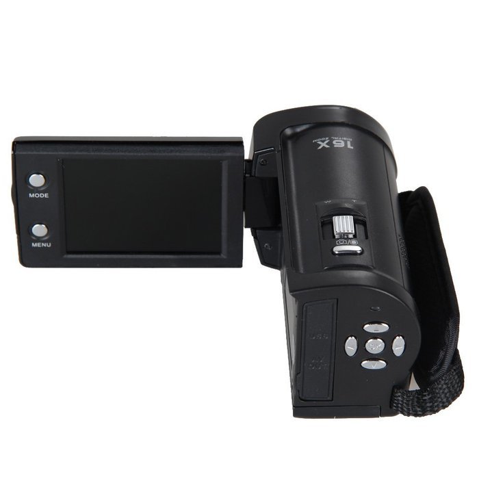 Chinatera HD720P 16MP Digital Video Camcorder Camera DV DVR 2.7" TFT LCD 16X ZOOM Black N5